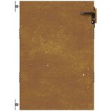 vidaXL Vrtna vrata 85 x 125 cm od čelika COR-TEN | shoptok.hr