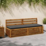  Jastučići za klupe - 2 dijela VUGHT 2 kom. 100% poliester Antracitno siva | shoptok.hr
