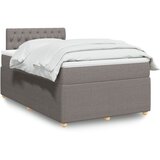 Maison Chic Box spring postelja - Vzmetna postelja z vzmetnico taupe 120x190 cm blago SL24660, (21879510) | Shoptok.si