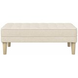  Klupa s jastukom Laneno platno 113 x 57 x 39 cm tkanina | shoptok.hr
