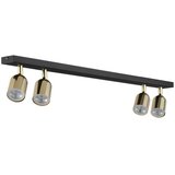  LED RGBW prigušiva spot svetiljka TOP 4xGU10/6,5W/230V 2700-6500K crna/zlatna | Eponuda.com