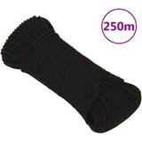 radno uže crno 3 mm 250 m poliestersko