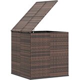  Kutija za vrtne jastuke od PE ratana 100 x 97,5 x 104 cm smeđa | Eponuda.com