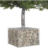  Gabionski uzdignuti krevet Srebrno 60 x 60 x 40 cm - 60 x 60 x 40 cm | shoptok.hr