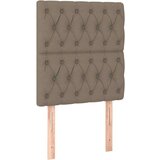  Posteljni okvir z vzglavjem taupe 80x200 cm blago, (20902916) | Shoptok.si
