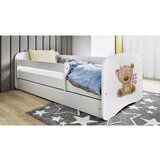 HAPPYKIDS OTROKA POSTELJA DREAMY MEDVEDKA (VE BARV IN DIMENZIJ)-Bela-80x160 | Shoptok.si
