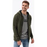 Ombre puloverji moška jopica (B1157OLIVE) pisana | Shoptok.si