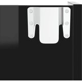  Zidni ormarići za cipele 2 kom sjajni crni 60x18x60 cm drveni | shoptok.hr