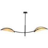  Luster na šipci LOTUS 2xE14/10W/230V crna/bež | Eponuda.com