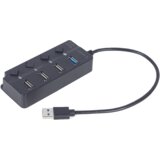 Gembird USB HUB 4-port 1 x USB 3.1 + 3 x USB 2.0 UHB-U3P1U2P3P-01 | Eponuda.ba