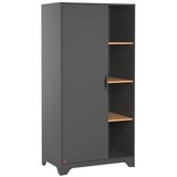 Modern Living otroška garderobna omara leaf, grafit, hrast | Shoptok.si