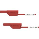 Schützinger VSFK 8500 / SIL1 / 100 / RT varnostni merilni kabel 4 mm moški konektor 4 mm moški konektor 100.00 cm rdeča 1 kos, (20422980) | Shoptok.si