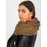 Factory Price Scarf-AT-KM-TS06.32P-dark beige | Shoptok.si