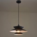 Viseći luster na sajli BERIT 1xE27/20W/230V, crna | Eponuda.com