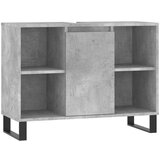 Maison Chic Kopalniška omarica - Kopalniški kabinet betonsko siva 80x33x60 cm inženirski les, (21794850) Cene