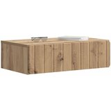 Stolna montirana na zid 59 x 34,5 x 17 cm Konstruirano drvo Slike