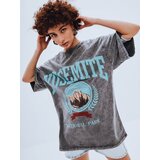 DStreet T-shirt damski z nadrukiem ZAKUANI grafitowy | Shoptok.si