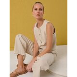 Sinsay Široke hlače s mješavinom lana | shoptok.hr