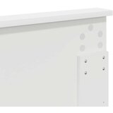 Uzglavlje s uzglavljem Sjajno bijelo 150 cm Konstruirano drvo | shoptok.hr