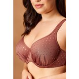 Astratex Zgornji del kopalk Maia Glitter Brown Plus | Shoptok.si