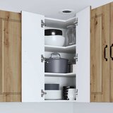  Zidni kutni ormar Umjetnički hrast 57 x 57 x 80 cm | shoptok.hr
