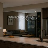  LED luster na sajli ATOLA LED/19W/230V crna/prozirna | Eponuda.com