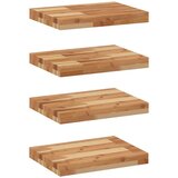 Plutajuće police 4 kom 40x30x4 cm Masivno drvo akacije s uljnim premazom | Eponuda.com