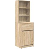 vidaXL Noćni ormarić boja hrasta sonome 39x35x125cm konstruirano drvo | shoptok.hr
