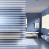 vidaXL Ljepljiva mutna prozorska folija za privatnost 0,9 x 10 m prugasta Cijene