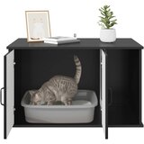  Mačja Kuća Crna 85 x 55 x 50 cm Konstruirano drvo | shoptok.hr
