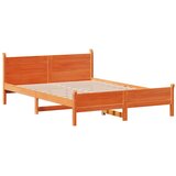  Okvir kreveta bez madraca voštano smeđi 120x190 cm od borovine | shoptok.hr
