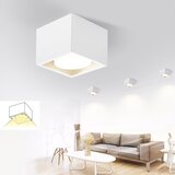 Nettlife Bela LED stropna svetilka za nadgradno montažo, 1 stropna svetilka, (22116939) | Shoptok.si
