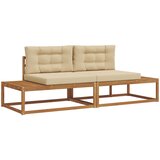  Set vanjskih sofa s jastukom Prirodna i bež | shoptok.hr