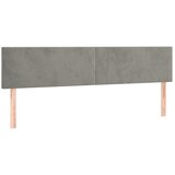  s oprugama i madracem svjetlosivi 120x190 cm baršunasti | shoptok.hr