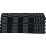  Komplet brisač 50-delni črn in siv bombaž | Shoptok.si