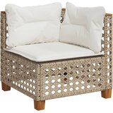  Kutna vrtna sofa s jastucima bež od poliratana | shoptok.hr