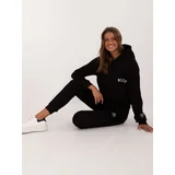 Fashion Hunters Black insulated tracksuit