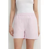 Resume Bombažne kratke hlače Résumé AllanRS Shorts roza barva, 20180951