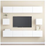 6-dijelni set TV ormarića bijeli od iverice | shoptok.hr