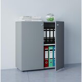 MID.YOU pisarniška omara vandol mini, siva | Shoptok.si