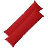  Presvlaka za jastuk 2 kom. HEERLEN Crvena 40 x 145 cm Tkanina - Crvena 40 x 145 cm 2 | shoptok.hr