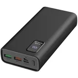 bank sa LED displejom Power Delivery 20000 mAh 3,7V crna