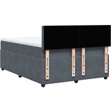  Krevet s oprugama i madracem tamnosivi 140x200 cm baršunasti | shoptok.hr