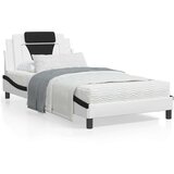  Okvir kreveta LED bijelo-crni 100 x 200 cm od umjetne kože Cijene