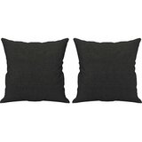  Trosjed s ukrasnim jastucima crni 180 cm od tkanine | shoptok.hr