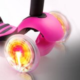 Olimp Sport Trotinet za decu 5 u 1 sa sedištem i svetlećim točkovima ROZE | ePonuda.com