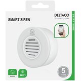 Deltaco SMART HOME WiFi Sirena, BIJELA Slike