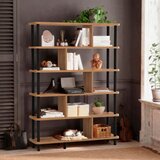 Woody Fashion polica za knjige meta black Cene