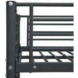 vidaXL Krevet na kat crni metalni 90 x 200 cm | shoptok.hr
