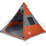 Šator tipi za kampiranje za 7 osoba narančasti vodootporni | shoptok.hr